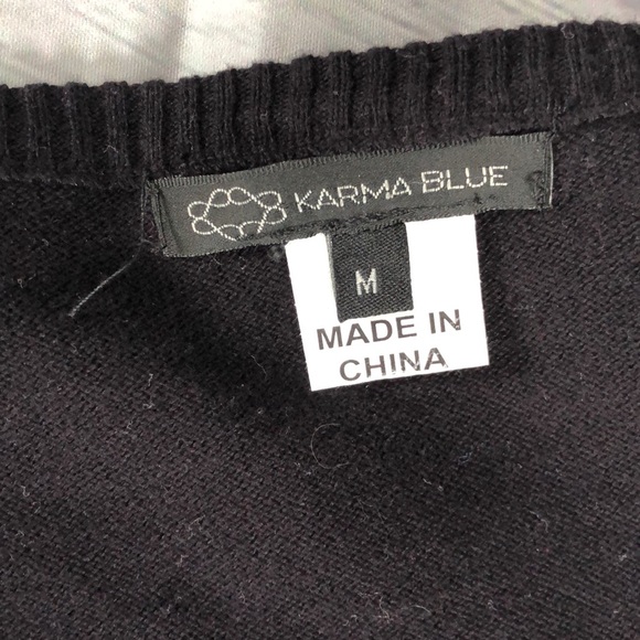 🔥Black and Grey Long Sleeve Sweater Dress - Picture 7 of 7